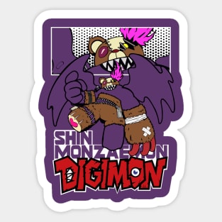 digimon shin monzaemon Sticker